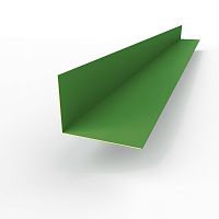 Планка угла внутренняя RAL 6017 оцинкованная c порошковым покрытием 0,45мм