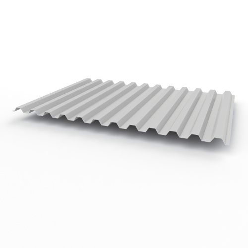 Профнастил оцинкованный с полимерным покрытием полиэстер С21 buildstor 0,55х1051мм RAL 7047 Телегрей 4