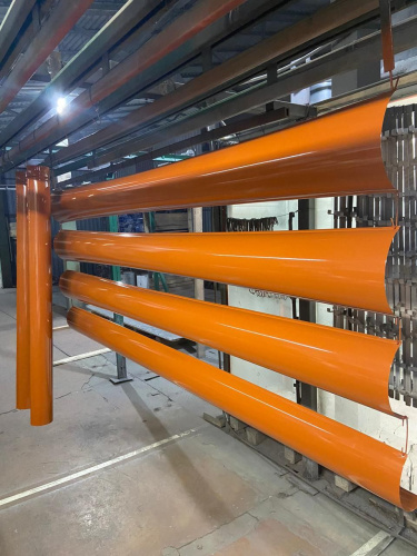 Желоб водосточный оцинкованный порошок ф180х2000мм RAL 5002 фото 9