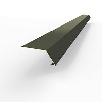 Карнизная планка RAL 6006 оцинкованная c порошковым покрытием 0,45мм