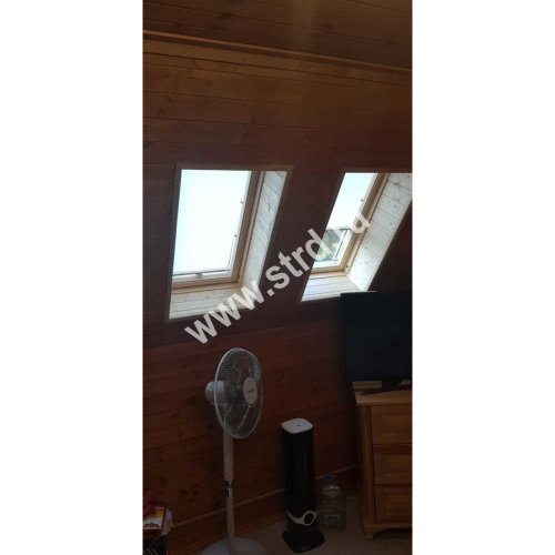 Окно мансардное дерево, лак ручка сверху Velux GLL MK06 1061 Дизайн WoodLine 78*118см фото 34