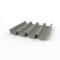 Профнастил Н60 (RAL 7030) 0,8х845мм оцинкованный, с полимерным покрытием (Полиэстер)