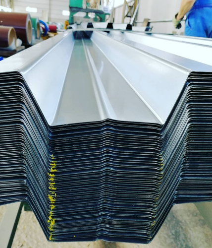 Профнастил оцинкованный с полимерным покрытием Н60 Grand line Optima 0,7х902мм RAL 3005 фото 3 Профнастил оцинкованный с полимерным покрытием Н60 Grand line Optima 0,7х902мм RAL 3005 фото 3