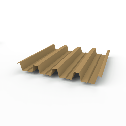 Профнастил Н60 (RAL 1011) 0,6х845мм оцинкованный, с полимерным покрытием (Полиэстер)