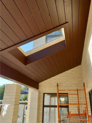 Окно мансардное дерево, лак ручка отсутствует Werso глухое ОС 78*118см фото 9