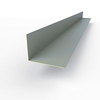 Планка угла внутренняя RAL 7001 оцинкованная c порошковым покрытием 0,45мм