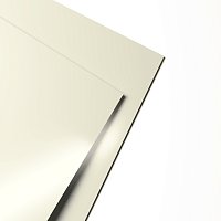 Гладкий лист 0.5мм RAL 1013 Жемчужно-белый