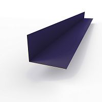 Планка угла внутренняя RAL 5022 оцинкованная c порошковым покрытием 0,45мм