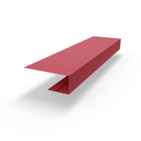 J профиль RAL 3017 оцинкованный c порошковым покрытием 0,45мм