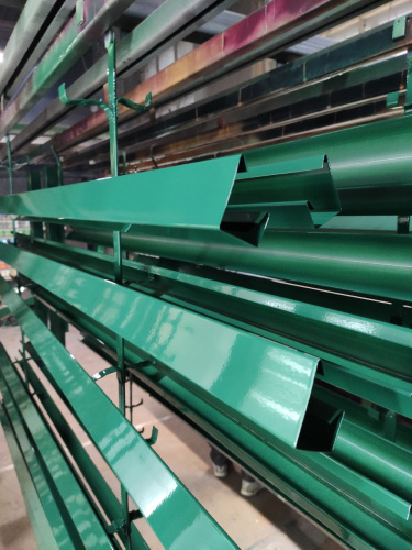 Лобовая планка (RAL 6016) оцинкованная, с порошковым покрытием 0,45 мм фото 2