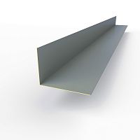 Планка угла внутренняя RAL 7000 оцинкованная c порошковым покрытием 0,45мм