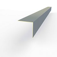 Планка угла внешнего RAL 7000 оцинкованная c порошковым покрытием 0,45мм