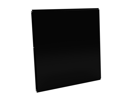 Фасадная кассета 1160х1160 открытого типа, толщина 1,2 мм, RAL 9005 (Глубокий черный)