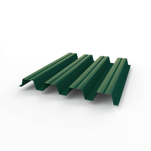 Профнастил оцинкованный с полимерным покрытием полиэстер Н57 buildstor 0,65х801мм RAL 6005 Зелёный мох