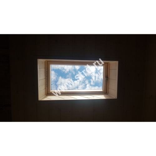 Окно мансардное дерево, лак ручка снизу Fakro FTS-V U2 (V22) Standart 78*140см фото 10