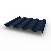 Профнастил НС44 (RAL 5011) 0,5х1047мм оцинкованный, с полимерным покрытием (Полиэстер)