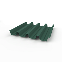 Профнастил Н60 (RAL 6028) 0,7х845мм оцинкованный, с полимерным покрытием (Полиэстер)