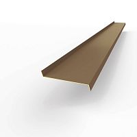 Отлив оконный оцинкованный c порошковым покрытием 0,7мм RAL 8024