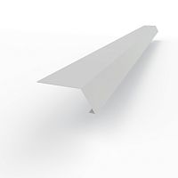 Карнизная планка RAL 7047 оцинкованная c порошковым покрытием 0,45мм