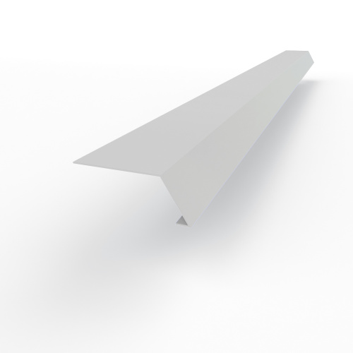 Карнизная планка RAL 7047 оцинкованная c порошковым покрытием 0,45мм