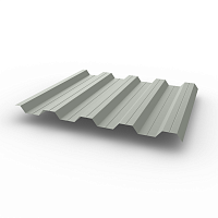 Профнастил НС44 (RAL 7038) 0,5х1047мм оцинкованный, с полимерным покрытием (Полиэстер)