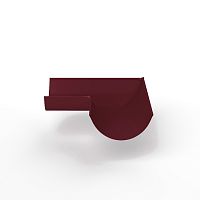 Угол 90 градусов водосточного желоба оцинкованный порошок ф220мм RAL 3005