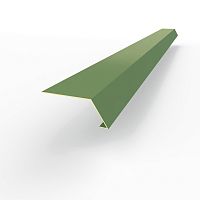 Карнизная планка RAL 6011 оцинкованная c порошковым покрытием 0,45мм