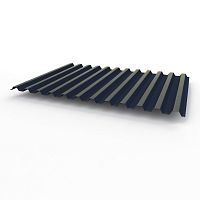 Профнастил оцинкованный с полимерным покрытием полиэстер С21 buildstor 0,7х1051мм RAL 5011 Стально-синий