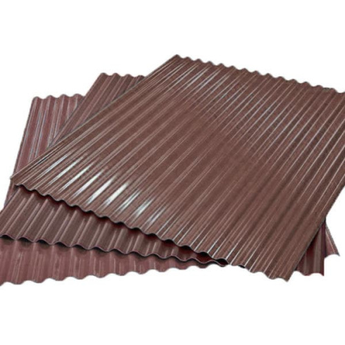 Гофрированный лист (гофролист) С15 RAL 8017 шоколадно-коричневый 0.45 мм