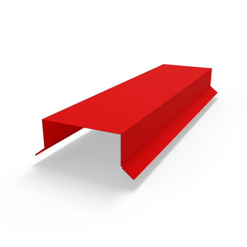 Парапет плоский RAL 3026 полиэстер 0,45 мм