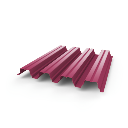 Профнастил Н75 - 0,8 (RAL 4010) с полимерным покрытием (полиэстер)