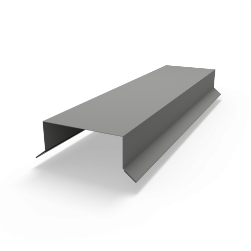 Парапет плоский RAL 9007 полиэстер 0,7 мм