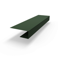 j планка RAL 6020 оцинкованная c порошковым покрытием 0,45мм