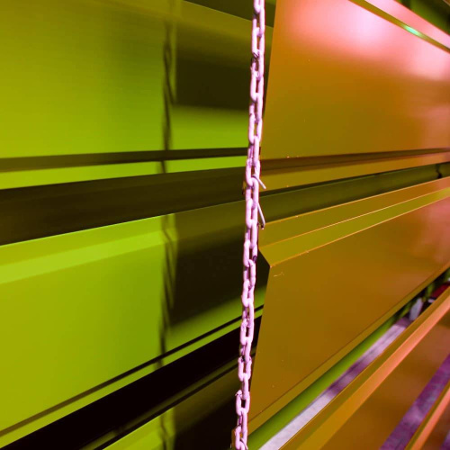 Планка ветровая двойная завальцовка оцинкованная с порошковым покрытием 0,45мм RAL 9006 фото 7