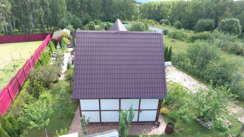 Металлочерепица Монтеррей классик оцинкованная с полимерным покрытием 0.4x1180мм  RAL 2004 фото 8