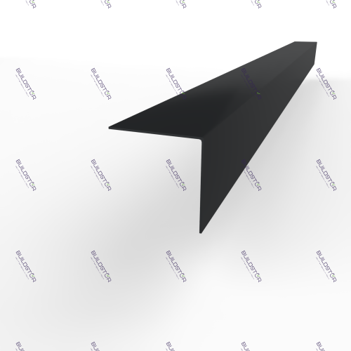 Планка угла внешнего RAL 9004 оцинкованная c порошковым покрытием 0,45мм