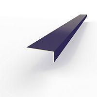 Лобовая планка (RAL 5022) оцинкованная, с порошковым покрытием 0,45 мм