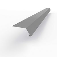 Карнизная планка RAL 7030 оцинкованная c порошковым покрытием 0,45мм
