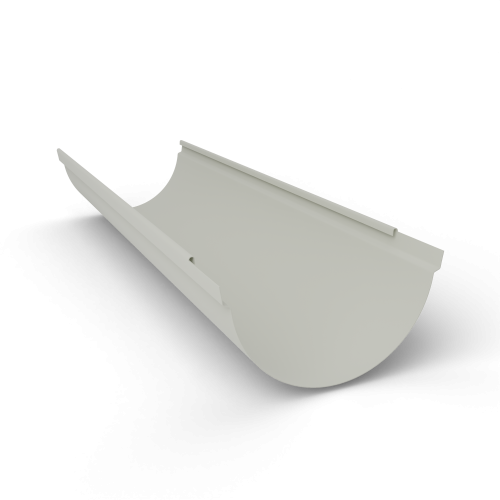 Желоб водосточный оцинкованный порошок ф120х2000мм RAL 9002