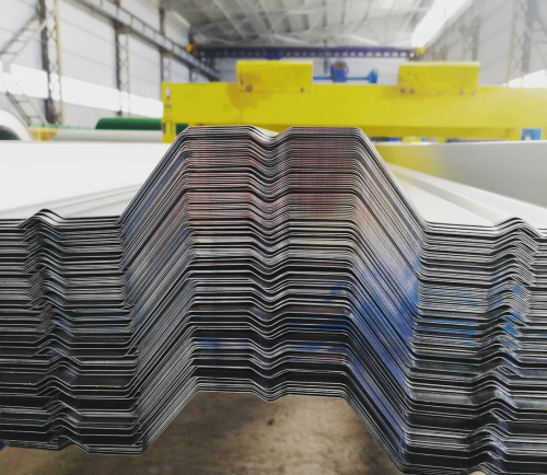 Профнастил оцинкованный с полимерным покрытием НС35 Grand line Optima 0,45х1060мм RAL 7005 фото 2 Профнастил оцинкованный с полимерным покрытием НС35 Grand line Optima 0,45х1060мм RAL 7005 фото 2