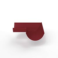 Угол 90 градусов водосточного желоба оцинкованный порошок ф220мм RAL 3011