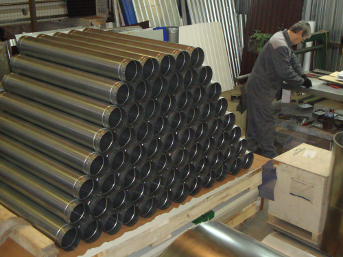 Труба водосточная оцинкованная ф110х1250мм Труба водосточная оцинкованная ф110х1250мм