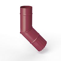 Колено водосточное оцинкованное порошок ф120мм RAL 4002