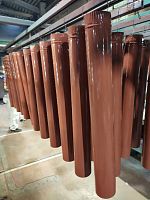 Желоб водосточный оцинкованный порошок ф180х2000мм RAL 8004