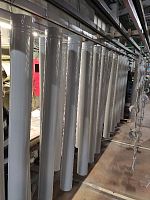 Труба водосточная оцинкованная порошок ф160х1250мм RAL 7004