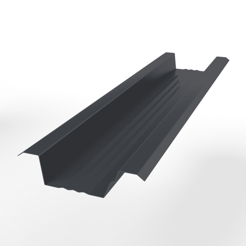 Вентилируемый прогон опорный оцинкованный с порошковым покрытием 0,45мм ширина менее 625 мм RAL 7024