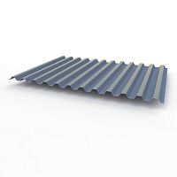Профнастил оцинкованный с полимерным покрытием полиэстер С21 buildstor 0,45х1051мм RAL 5014 Голубино-синий