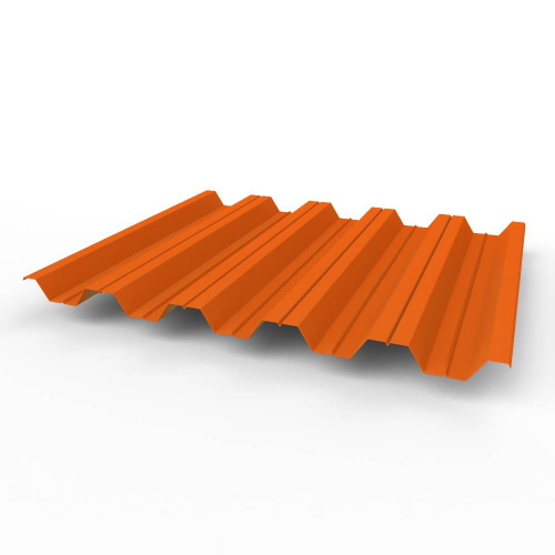 Профнастил оцинкованный с полимерным покрытием полиэстер НС35 buildstor 0,45х1060мм RAL 2004 Оранжевый Профнастил оцинкованный с полимерным покрытием полиэстер НС35 buildstor 0,45х1060мм RAL 2004 Оранжевый