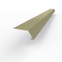 Карнизная планка RAL 7034 оцинкованная c порошковым покрытием 0,45мм