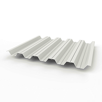 Профнастил оцинкованный с полимерным покрытием НС35 Grand line Optima 0,7х1060мм RAL 9002